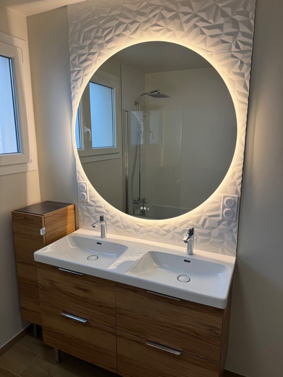 CRÉATION D’UNE SALLE DE BAIN :